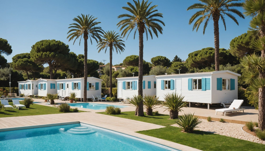 What british holidaymakers say when they first see a mobile home on a five-star campsite in fréjus
